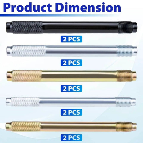 10 Piece Pro DIY Wheel Alignment Tool Kit With Steel Alloy Lug Bolt Mounting And Stud Pin Set for Precise Tire Positioning