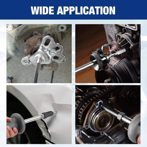 9 Way Slide Hammer Puller Set With 27 Piece Kit Heavy Duty Wheel Bearing Removal Tool used on car parts for auto repair