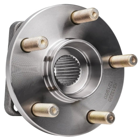 2-Piece Front Wheel Bearing Hub Assembly For Subaru Legacy And Outback 2005-2014, 5 Lug, ABS Encoder, 4-Bolt Flange