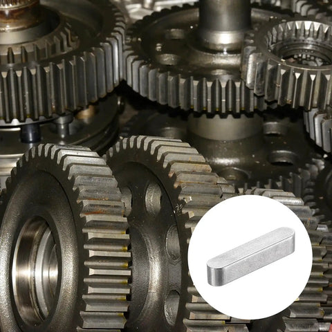 Round Ended Feather Key Set For Mechanical Projects 5 Pcs 5x5x25mm Stainless Steel Durable Parallel Drive Shaft Key Stock For Fasteners