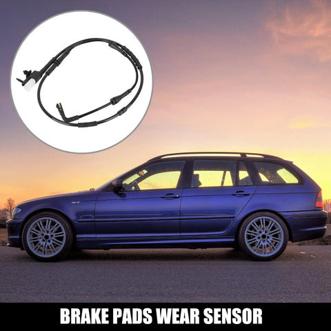 X AUTOHAUX rear brake pad wear sensor cable for Jaguar F-Pace 2017-2018, black with connectors