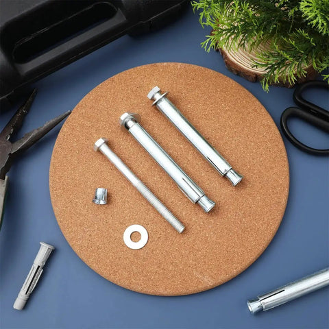 Driveway Expansion Screws For Speed Bump Installation And Concrete Asphalt Anchoring Ground Screw Anchors 3.7 Inch Expansion Fasteners