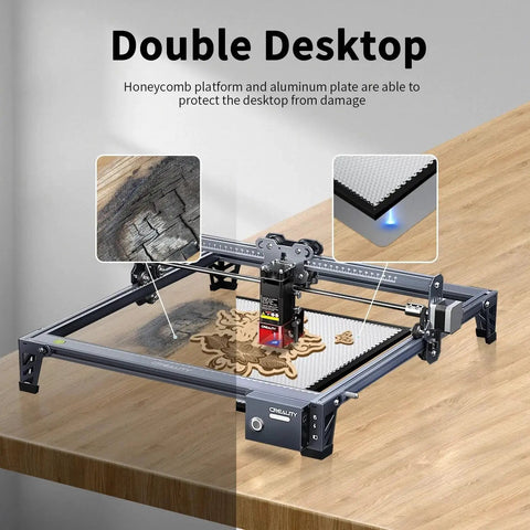 Honeycomb Working Table Set 320x320mm For Laser Cutters And Engravers With Steel Sheet And 12 Riser Blocks Must Have For Stable Work