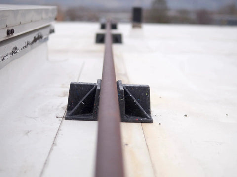 Saddle Support Rooftop Pipe Stand Go To For Gas Piping And Electrical Conduit Pipe Cradle Sleeper Curb With Holes