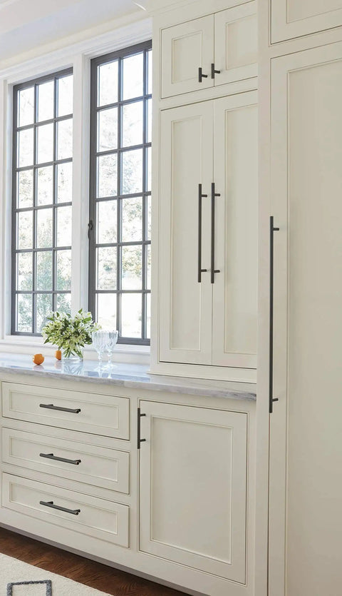 Kitchen cabinets with Oil Rubbed Bronze Cabinet Knob 1-15/16 Inch Length, Contemporary Drawer Knob for Cabinets and Furniture, 10 Pack Bar Pull Style.