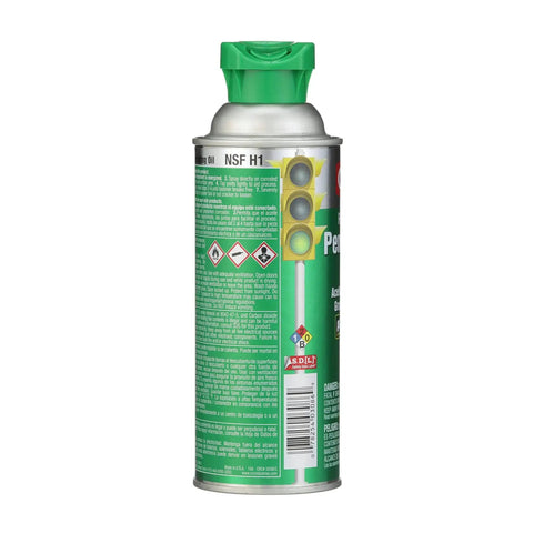 Side view of 11 oz aerosol can of Food Grade Penetrating Oil General Purpose Lubricant for Food Processing Equipment with NSF label