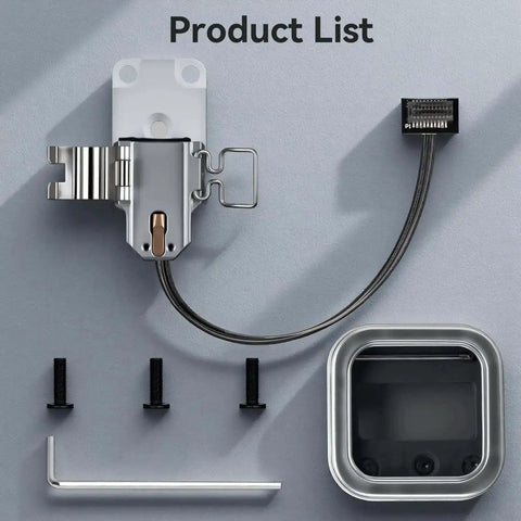 Ceramic Zirconia Hotend Upgrade Kit For 3D Printers Like A1 And A1 Mini with parts including connector, screws, and hex wrench