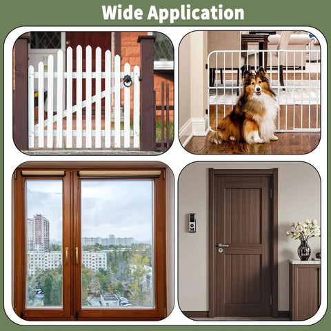 Heavy Duty 90 Degree Barn Door Flip Lock For Privacy And Security On Sliding Barn Doors Wood Fences And Gates shown on gate and door examples