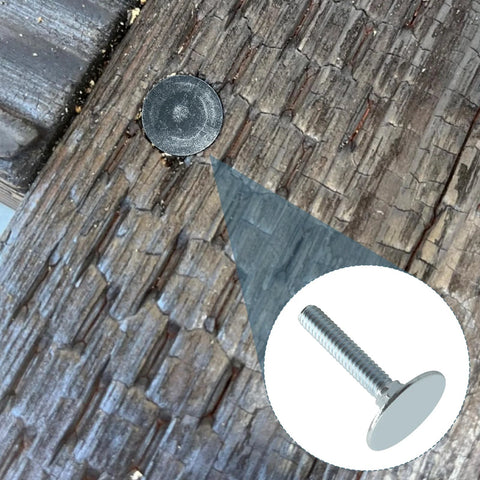 Elevator bolt set, 1/4-20 x 1-1/2, zinc-plated steel, flat countersunk head, 20 pcs, Amazon