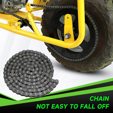 35 Chain 140 Links Chain Breaker Kit For Mini Bikes And Go Karts Compatible With Coleman CT100U CC100X Baja DB30