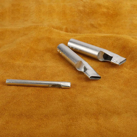 Leather Craft Oval Hole Punch Set For Belt And Watch Band Making Hardened Carbon Steel Oblong Punches on suede fabric