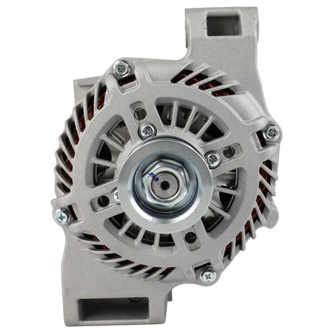 High Output 110Amp 12V Alternator For Mazda 5 2.3L 2008 2009 2010 With CW 6-Groove Pulley Beefed-Up Replacement Premium CNC Castings