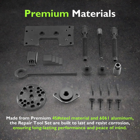 Cam Bearing Engine Repair Tool Kit For Twin Cam 1999 To 2017 Gasket Seal Installer And Tappet Guide Alignment Tool Set display