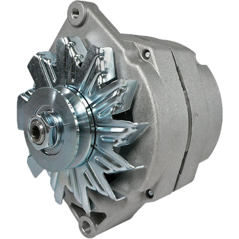 High Output 105 Amp 12 Volt External Fan Alternator Replacement For Chevrolet GMC Buick Oldsmobile Pontiac 1968 Through 1989