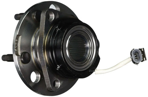 Front Wheel Hub Assembly Single Unit, Precision Sealed Ball Bearing with Integrated ABS Tone Ring for Passenger Cars SUVs Light Trucks