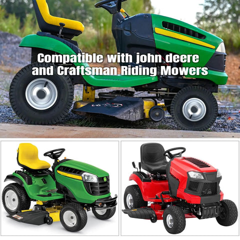 Front Tire And Wheel Assembly 15x6.00-6 For Riding Mower And Lawn Tractor, 4 Ply Pneumatic With Turf Tread, 2 Pack on tractors