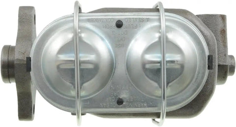 Master Brake Cylinder Replacement For Select Chevrolet Models With Precise Fit And Reliable Braking Performance Durable EPDM Rubber Seals Resistant To Glycol Based Brake Fluid All New Construction And Easy Install Ready To Roll featuring black metal body and EPDM seals