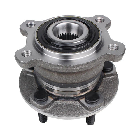 Close-up of rear wheel bearing and hub assembly for Ford Escape AWD 2013-2018 and Lincoln MKC 2015-2019, 5 lug with ABS.