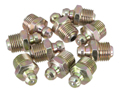 Performance Tool W54241 1/8-Inch NPT grease fittings, zinc-plated, pack of 10