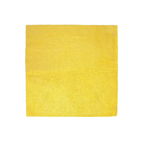 Edgeless 200 GSM Microfiber Cleaning Cloths 12x12in yellow cloth square view