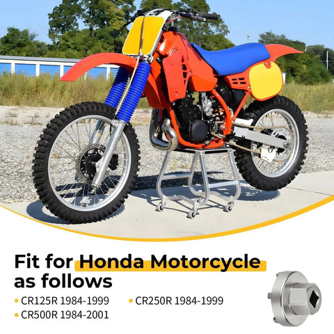 Honda motorcycle with 47mm Rear Wheel Bearing Seal Retainer Tool for Honda CR125R CR250R CR500R 1984-1999 And 1984-2001 High Strength