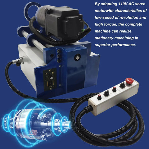 Your Go To Portable Line Boring Machine With 1600mm Boring Bar And 110V AC Servo Motor For On Site Hole Drilling And Machining