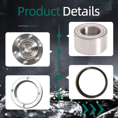 2 Front Wheel Bearings To Fit Toyota 4Runner 1996 To 2001 Sequoia 2001 To 2007 Tundra 2000 To 2006 And Tacoma 1999 To 2004 2WD Only