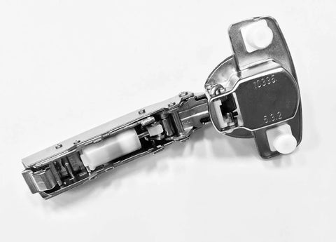 Euro 110 Soft Close Concealed Cabinet Hinge With 4.5 Mm Face Frame Plate Kit For 15 To 22 Mm Doors 35 Mm Cup 12.8 Mm Depth