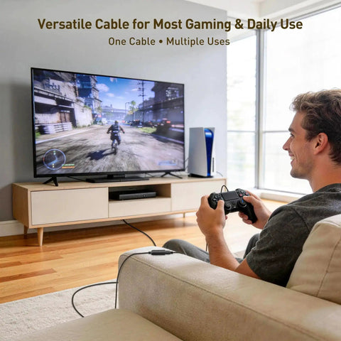 Active USB Extension Cable Sixteen Feet Four Inches Long USB Two Point Zero Extender for gaming and VR setup