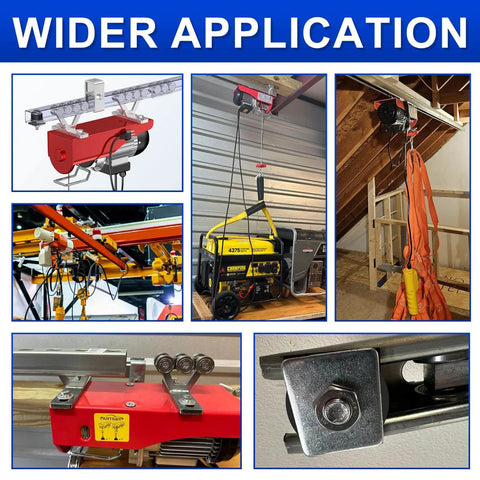 Trolley Roller Wheels For Unistrut Strut Channel Positioning Limit Kit 1-5-8 Inch System installations in various settings