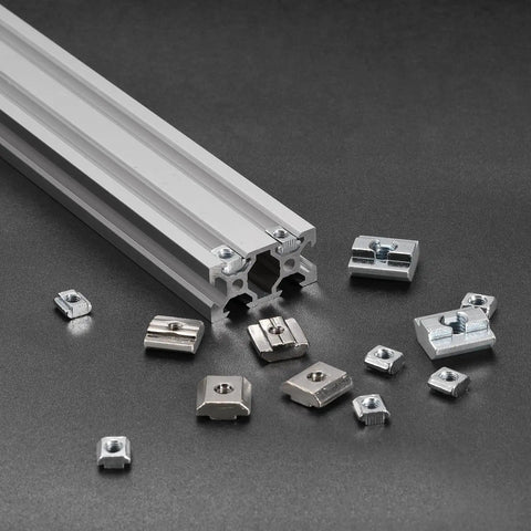 T Nut Pack Of 30 For Aluminum Extrusion 3030 Series M8 Hammer Head T Slot Nuts Nickel Plated Carbon Steel Sliding Fasteners