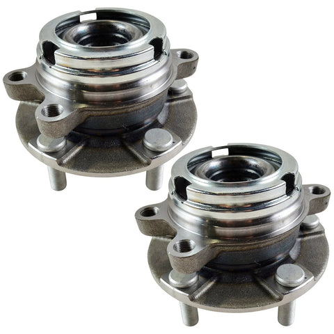 Front Left And Right Wheel Bearing And Hub Assembly Set Bolt On Ready Durable OEM Style Fit For Infiniti JX35 2013