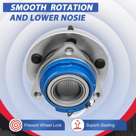 Front Wheel Hub Bearing Assembly With ABS Fits GM Vehicles Impala Monte Carlo Venture Bonneville Grand Prix Trans Sport Saturn