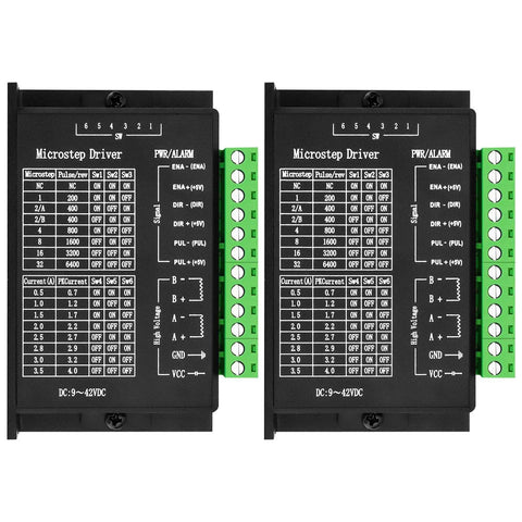 2 Pack TB6600 Stepper Motor Driver Controller For Nema 17 23 14 CNC Machines 4A 32 Subdivisions High Precision Driver