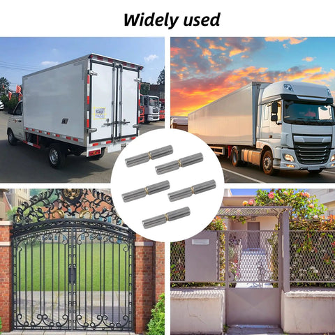 Tough And Reliable 10-Pack Weld-On Barrel Hinges For Heavy Duty Applications on gates, trailers, and fences, carbon steel, 2-1/2 inch length