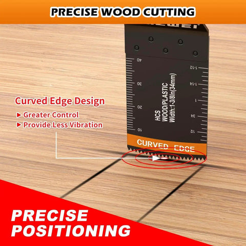 Massive 190 Piece Oscillating Tool Blades Kit For Wood Metal Plastic Cutting With Titanium Coated Blades And Sandpaper Pack