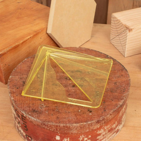 Center Finder For Woodworking Locates True Center On Eight Inch Round, Square, Octagon Or Five And Three Quarters Inch Hex Stock
