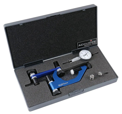 Precision Dial Test Indicator Kit With Universal Indicator Holder In Fitted Box For 0.03 Inch By 0.0005 Inch Indicators