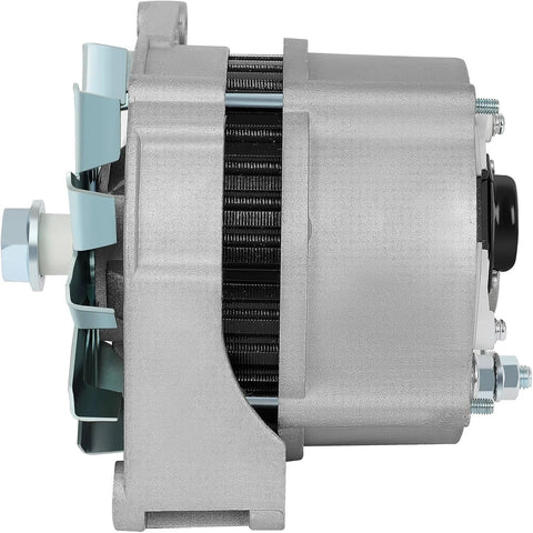High-Output Alternator Replacement For CASE Crawler Dozer 1150H 2000-2006 And 850H 2000-2003 Tractors, OEM-style fit, side view