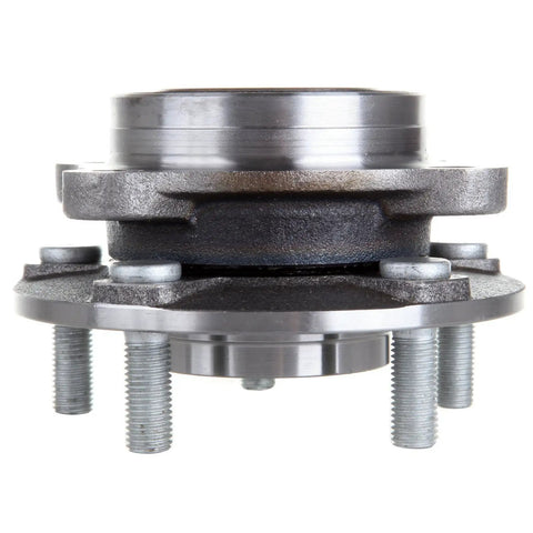 Front view of Front Wheel Hub And Bearing Assembly Replacement 2 Pack For Mitsubishi Lancer And 3000GT 5 Lug Front Hubs Without ABS