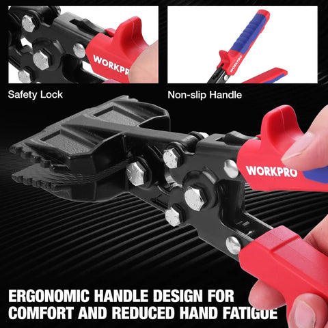 Heavy Duty 3 Inch Sheet Metal Bender And Hand Seamer Tool With Ergonomic Handle And Smooth Jaw, Pro Grade Steel Brake Pliers