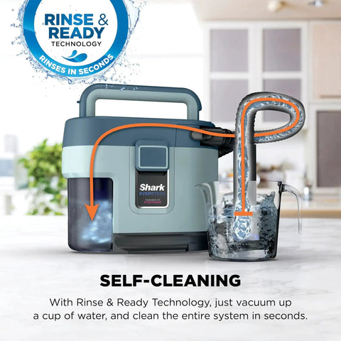 EveryMess Ultra Powerful Mess Busting 3 In 1 Wet Vacuum Dry Vacuum And Stain Eliminator With StainForce Technology self-cleaning feature