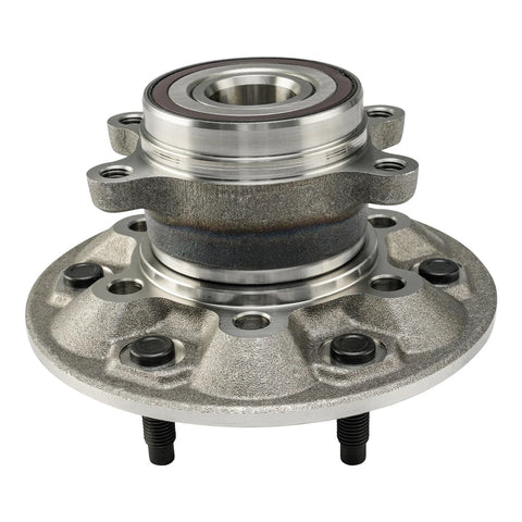 Front view of Front Wheel Bearing Hub Assembly for Chevy Colorado 2009 2012 4WD and GMC Canyon 2009 2012 4WD 6 Lug 1 Piece Replacement.