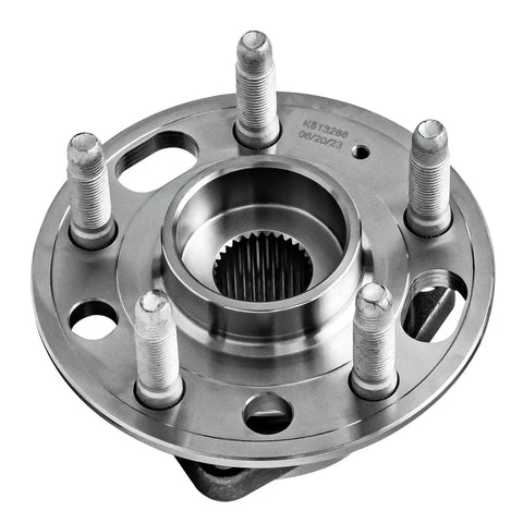 Front view of Pair Ride-Ready Rear Wheel Bearing Hub Assembly 5 Lugs Fits Chevy Malibu 2013 2015 Impala 2014 2017 Cadillac XTS 2013 2018