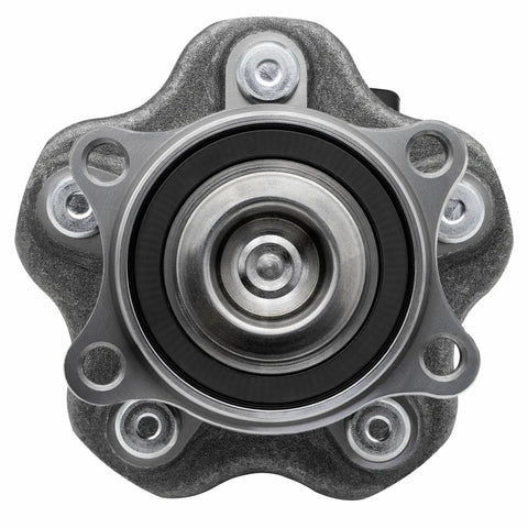 Rear Wheel Bearing Hub Assembly 512388 Replacement Fits 2007-2018 Nissan Altima, 2009-2019 Maxima, front view, 5 lug design
