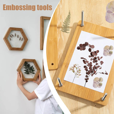 50 Piece Book Binding Kit For Newbies Complete DIY Set With Tools And Clear Instructions Includes Book Press Wax Thread Needles