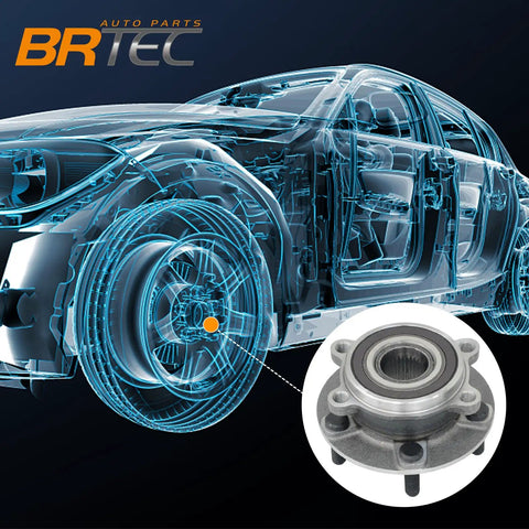 Front Wheel Hub And Bearing Assembly Fits Mazda 6 2014 2019 And CX 5 2013 2022 5 Lug Steel Roller Bearing Auto Part Replacement Direct Fit No Fuss Easy Install