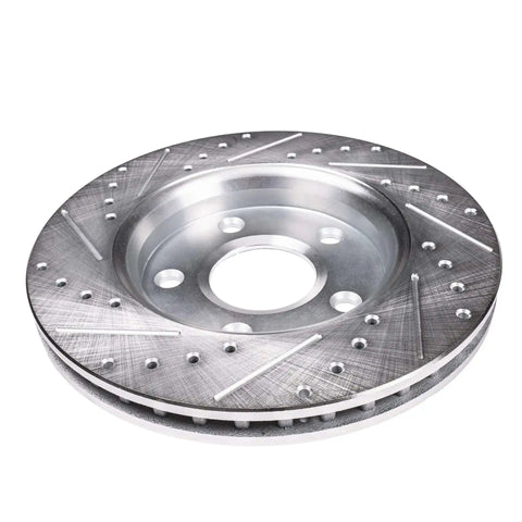 4x4 Front Brake Kit For 2000 2001 Dodge Ram 1500 With Drilled And Slotted Disc Brake Rotors Replacement Set includes front rotor