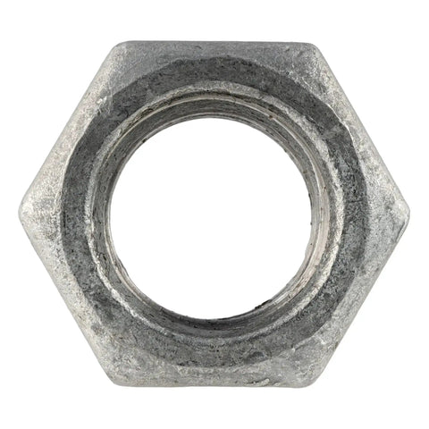 Five Eighths Inch Hex Nuts 25 Pack Grade 2 Galvanized Coarse Thread 11 Hot Dipped Steel ASME B18.2.2 industrial hex nut