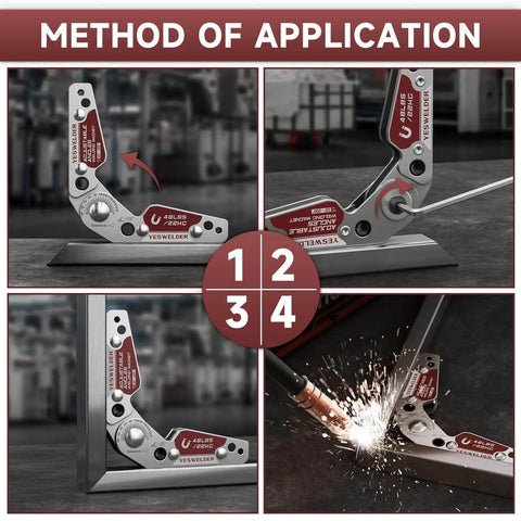 Pro Grade Adjustable Angle Welding Magnet With 20 To 200 Degree Range, 48 Lb Holding Power Magnetic Welding Holder usage